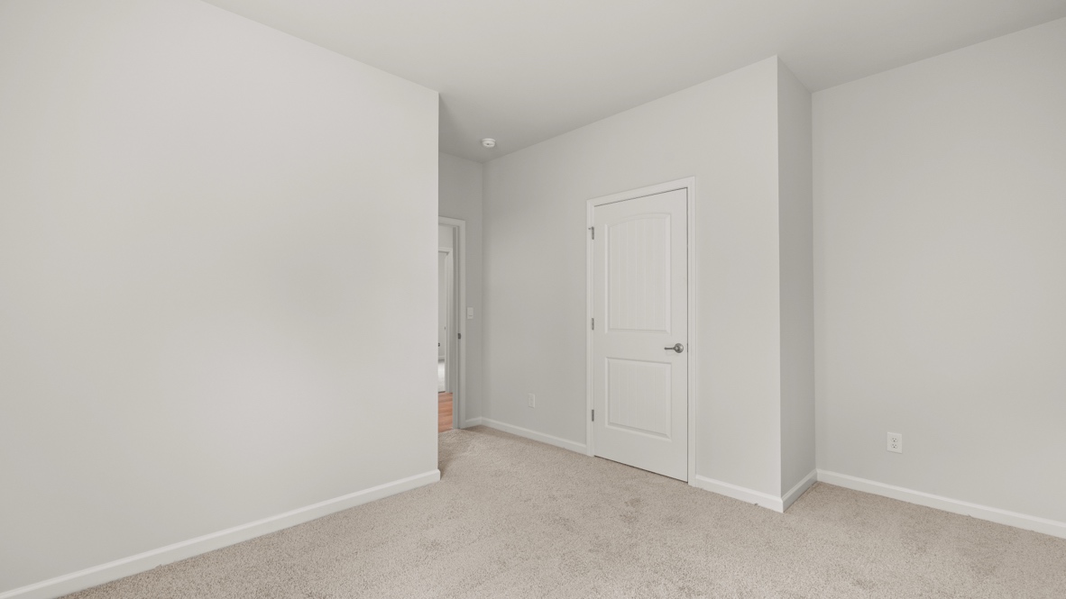 Interior bedroom with closet