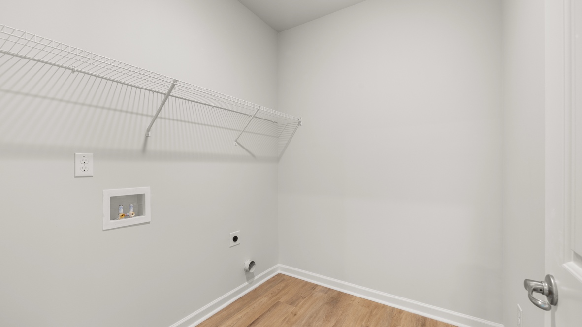 Interior laundry room