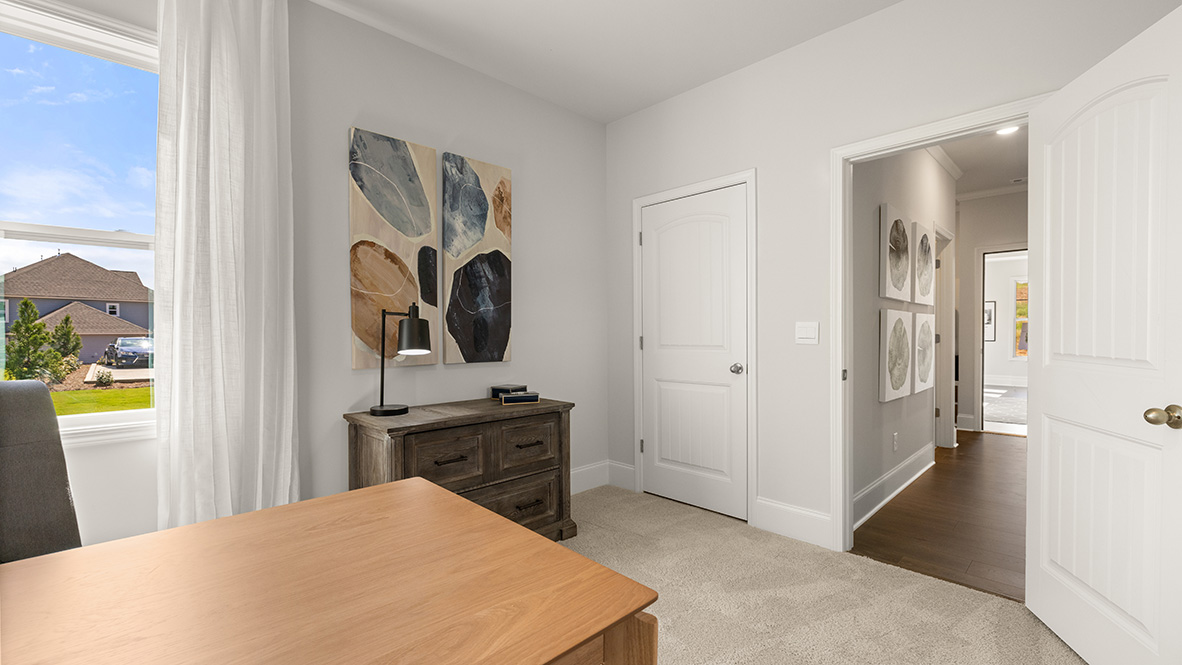 Interior office with window