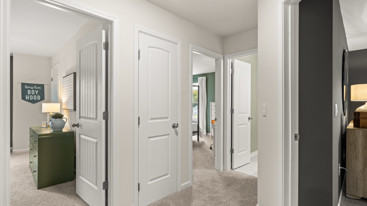 Interior upstairs hallway