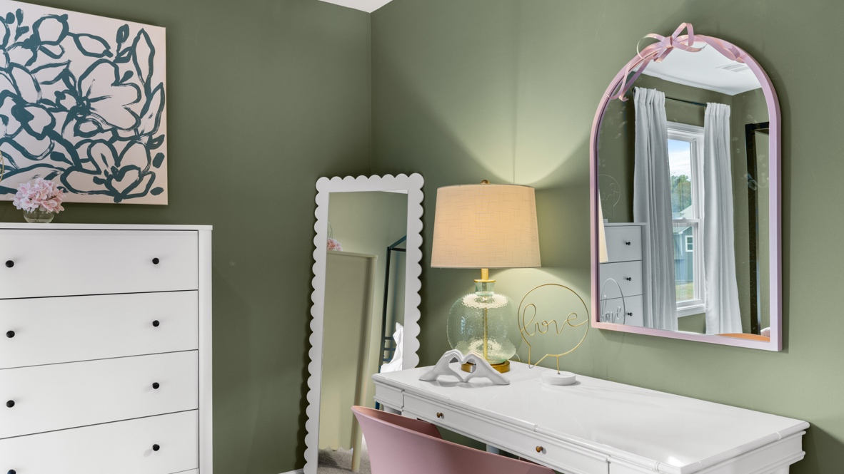 Interior bedroom with window