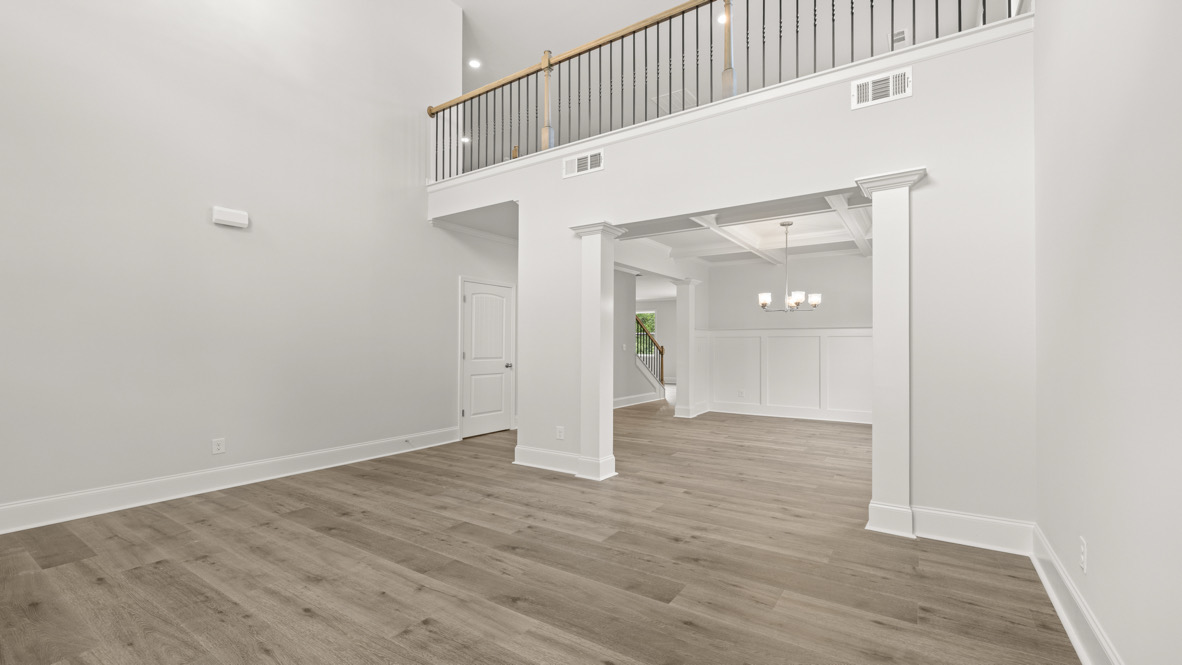 Interior entry-way leading to living area