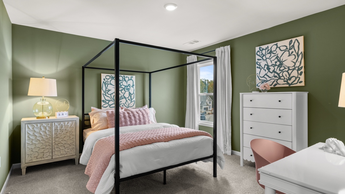 Interior bedroom with window
