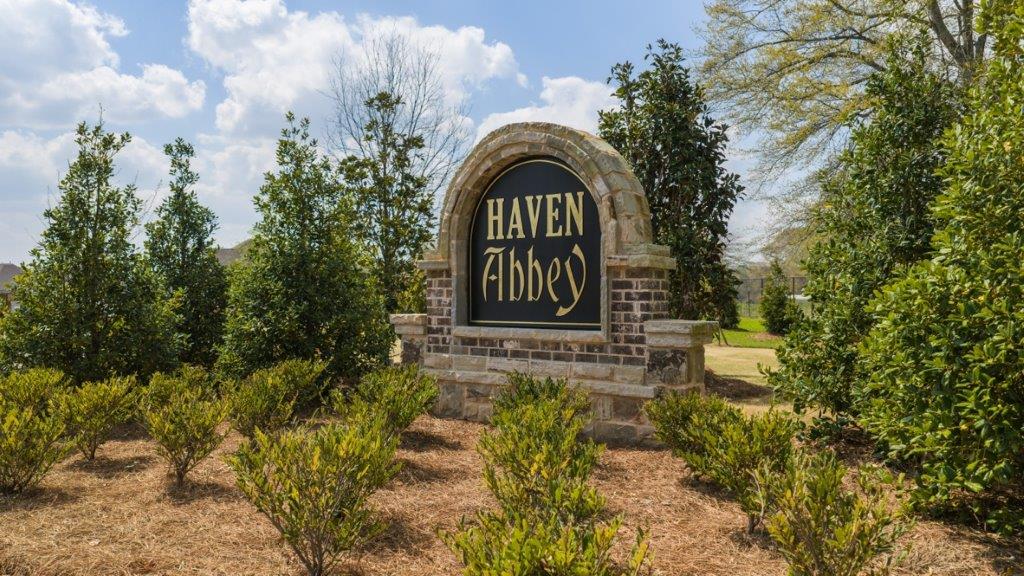 Haven Abbey community entrance monument