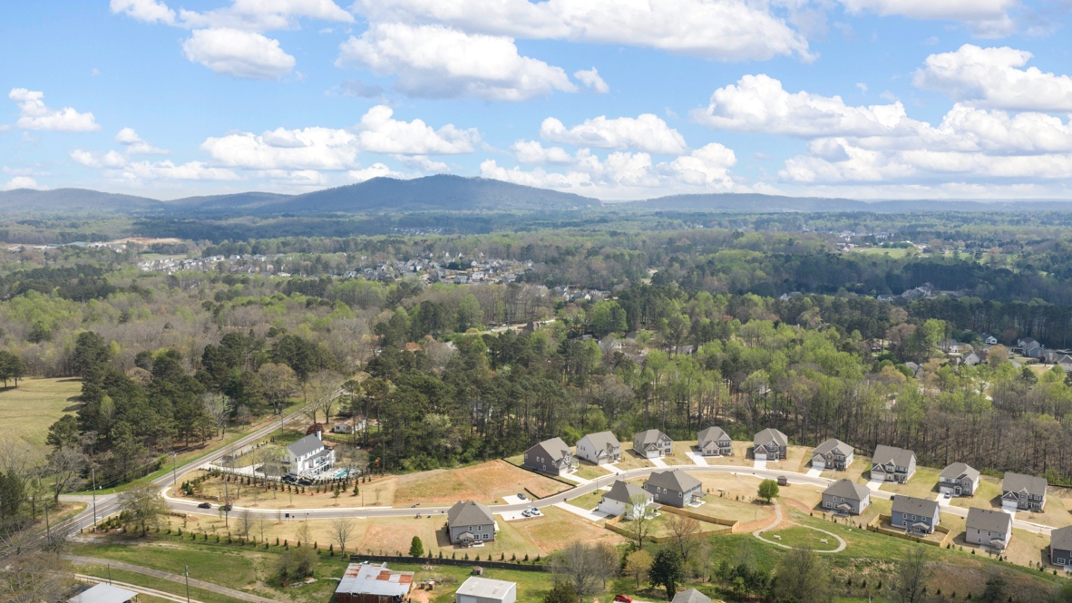 Haven Abbey drone shot over the community