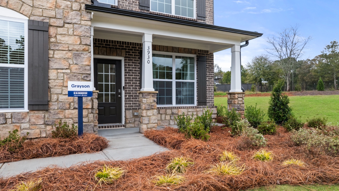 Exterior front porch