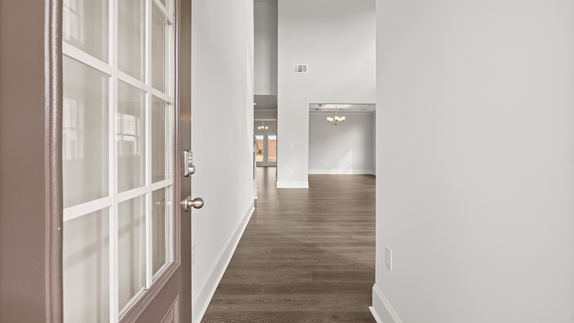 Interior entry-way leading to living area