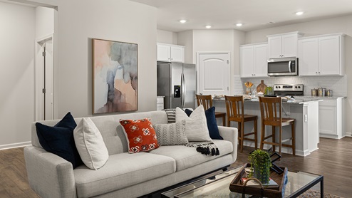 Sudbury Model Living Room at Mountain Park in Dahlonega, Georgia