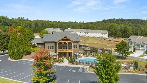 Exterior view of clubhouse