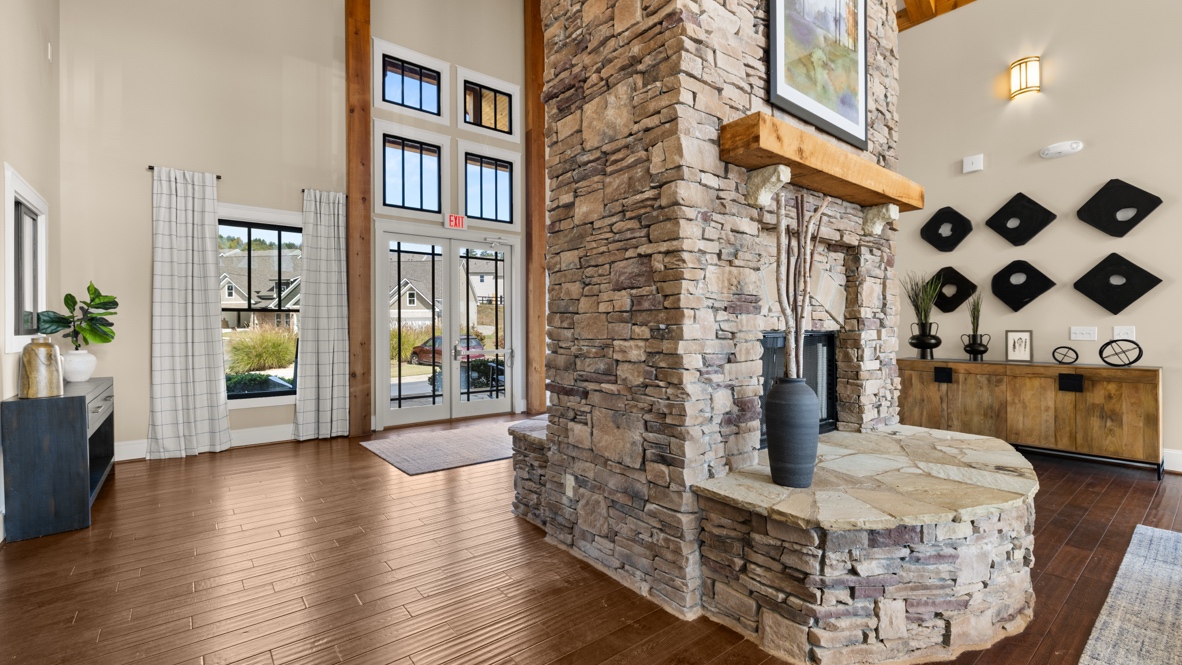 Interior of community clubhouse