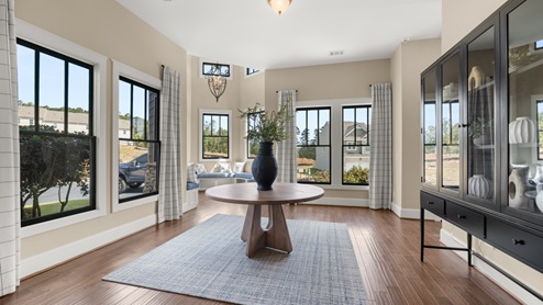 Interior of community clubhouse