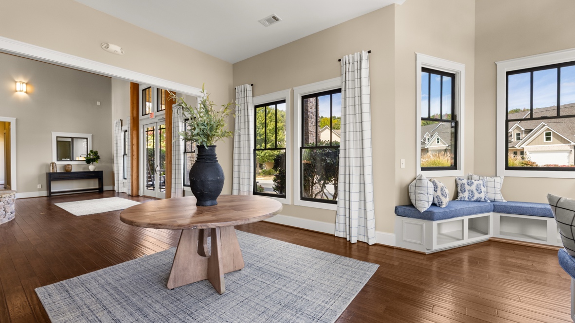 Interior of community clubhouse