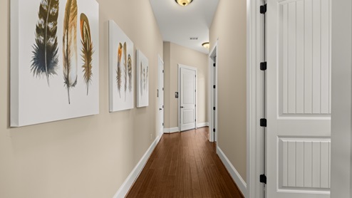 Hallway in community clubhouse