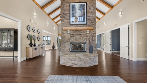 Interior of community clubhouse