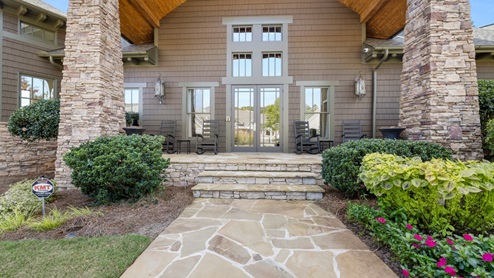 Exterior entry-way to community clubhouse