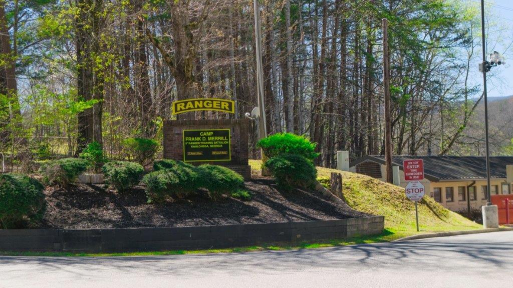 Camp Frank Merrill entrance