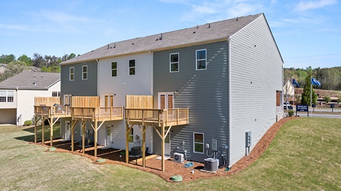 sudbury townhome elevation at mountain park in dahlonega georgia