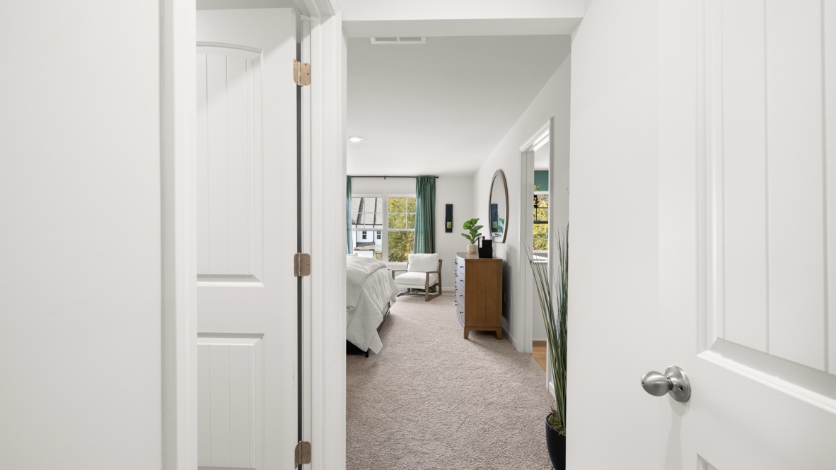 Interior upstairs hallway