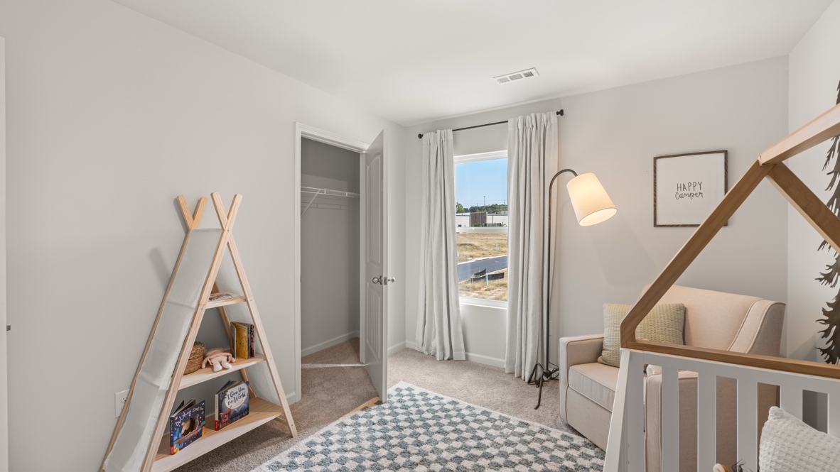 Interior bedroom with window