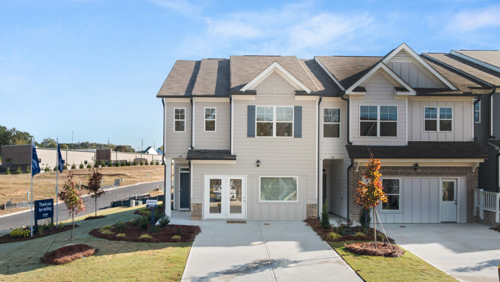 Salisbury Plan at Hughes Court By D.R. Horton, Dawsonville, GA street view 3 Bed, 2.5 Bath, 2 Garage, 2 Story