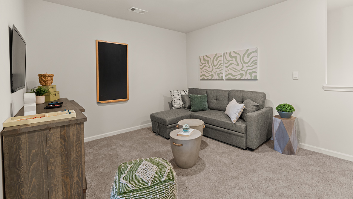 Interior upstairs loft area