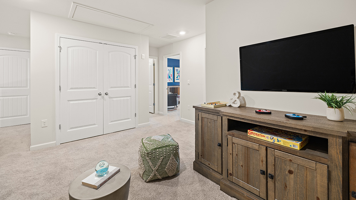 Interior upstairs loft area