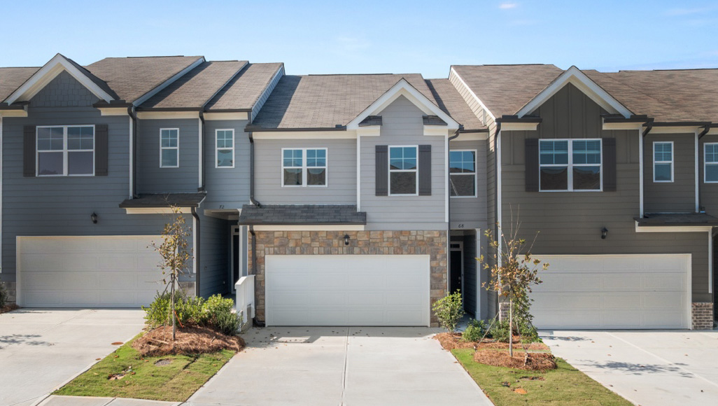 Sudsbury Plan at Hughes Court By D.R. Horton 4 Bed, 2.5 Bath, 2 Garage, 2 story front street view