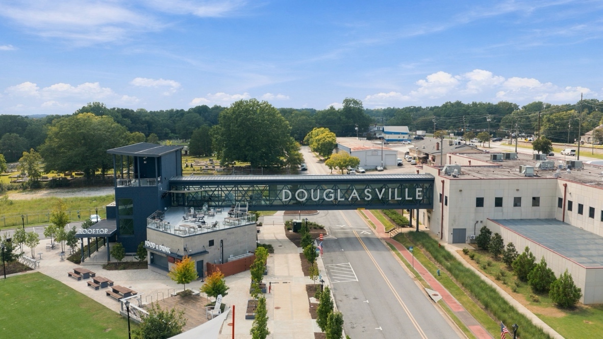 Community town plaza