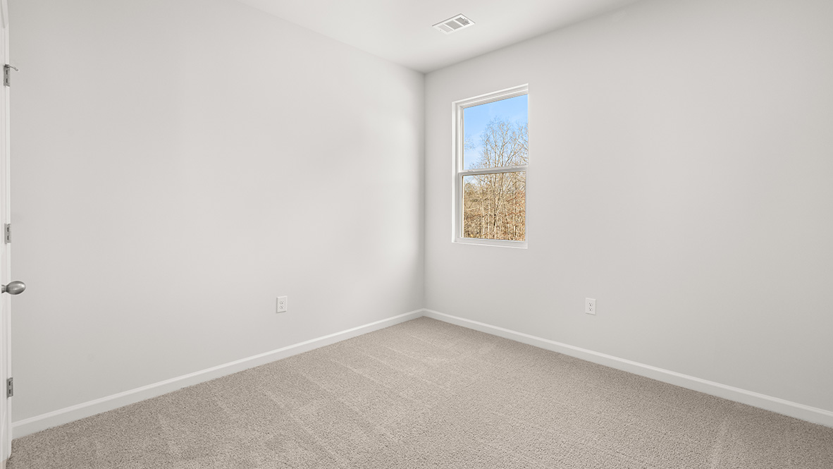 Interior bedroom with window
