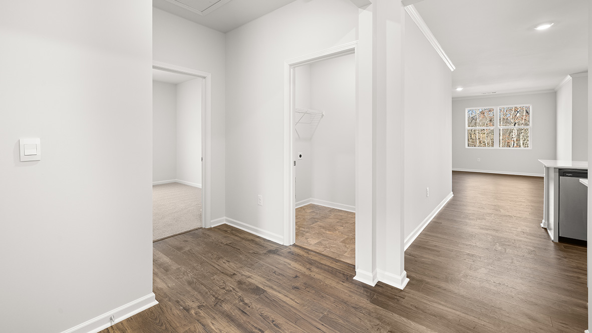 Interior entry-way near rooms