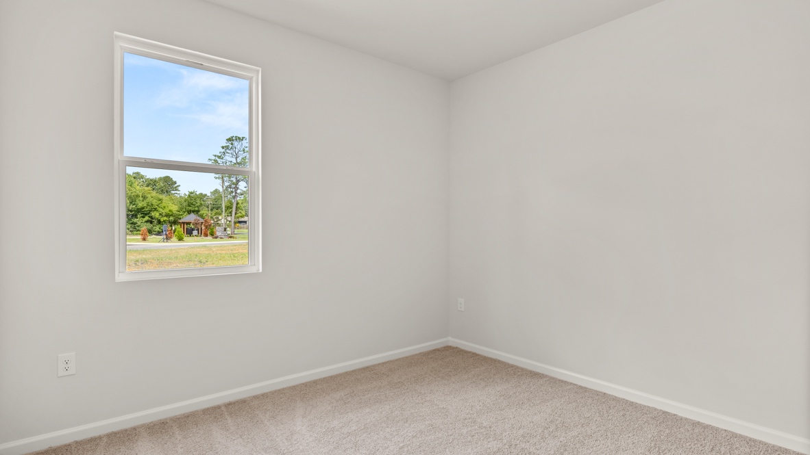 Interior bedroom with window