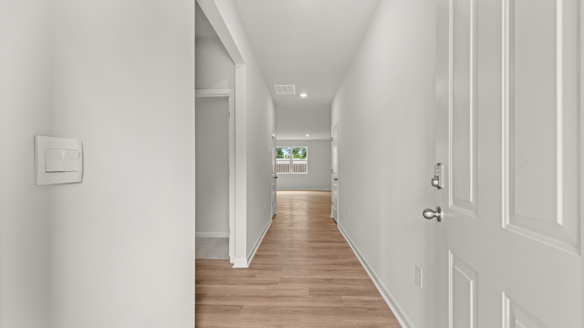 Interior entry-way leading to living area