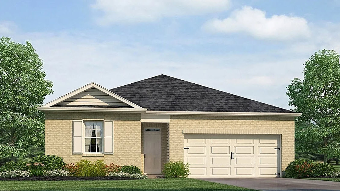 Exterior home with stone detailing