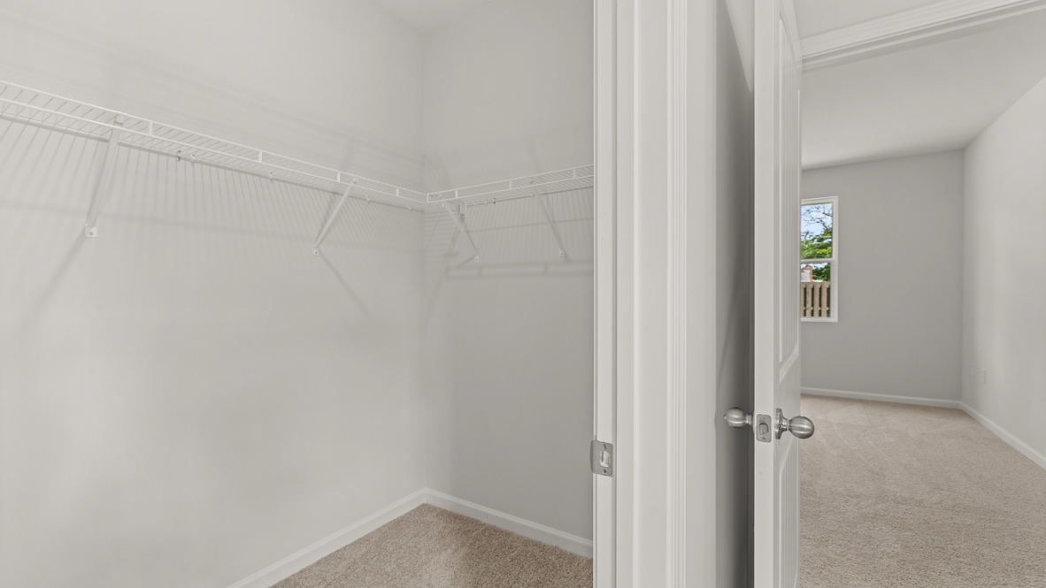 Interior walk-in closet