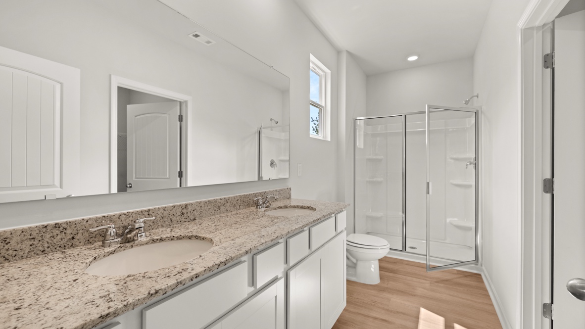 Primary bathroom - The Kerry Floorplan - Northberry in Roma, GA
