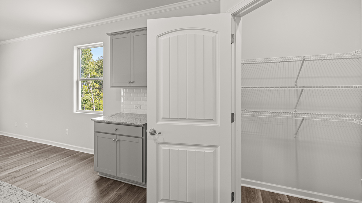 Interior kitchen with pantry