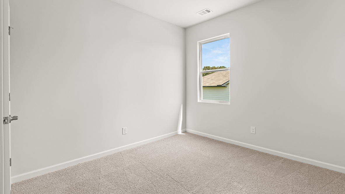 Interior bedroom with window