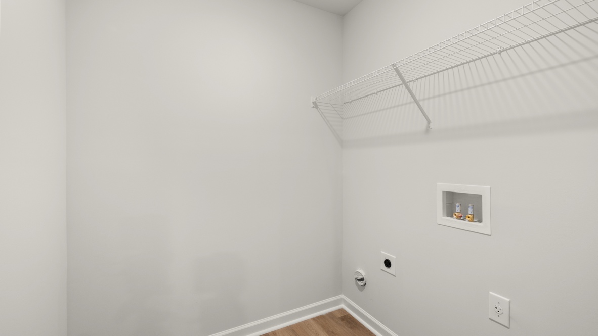 Interior laundry room