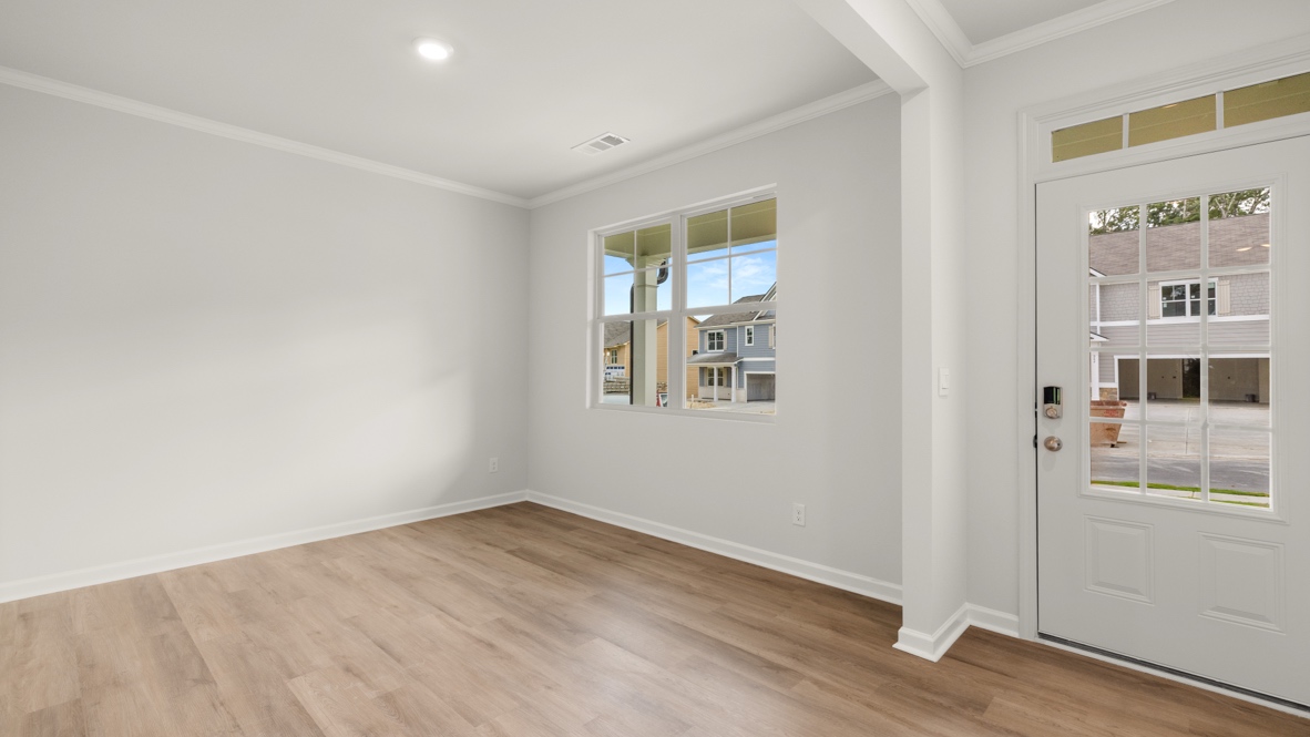 Interior entry-way next to flex room