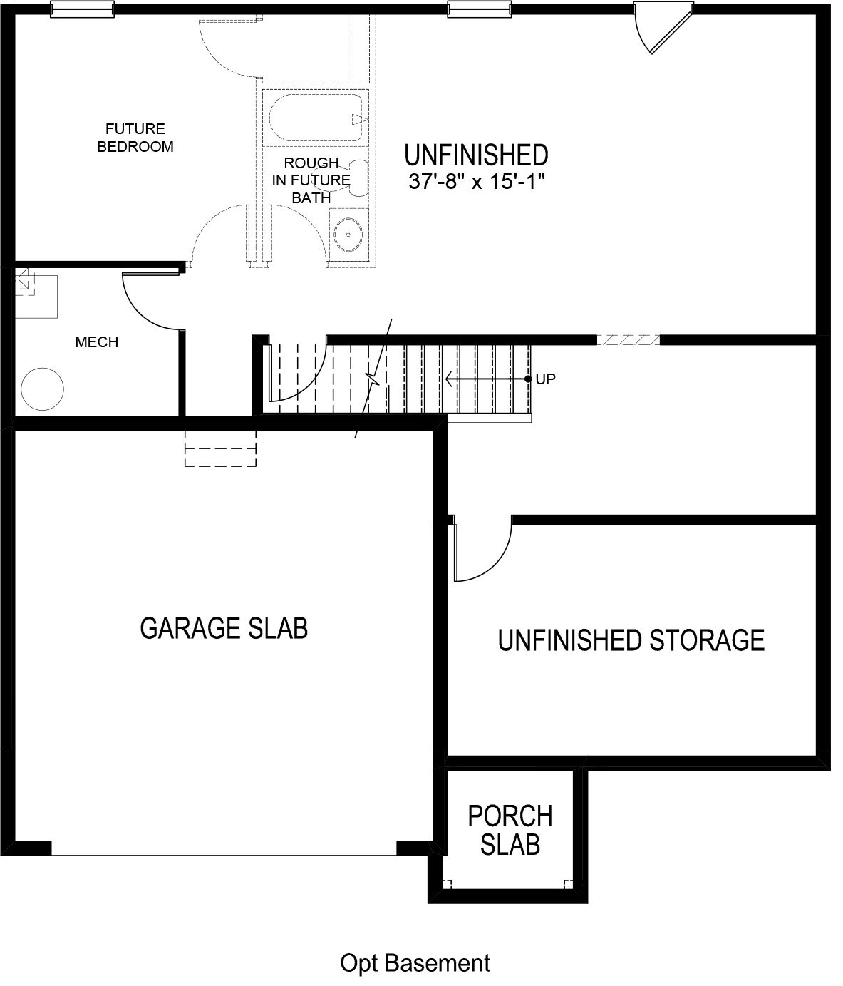 Hayden Basement Floor Plan