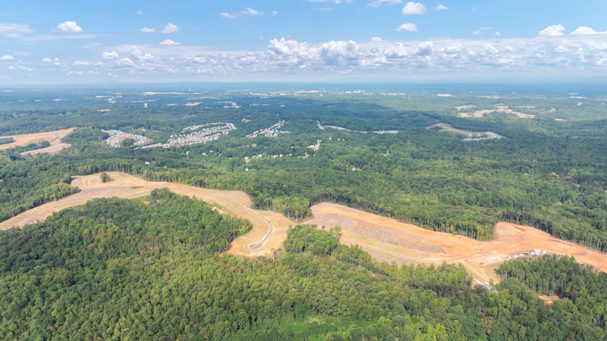 Aerial view of Oconee Overlook community