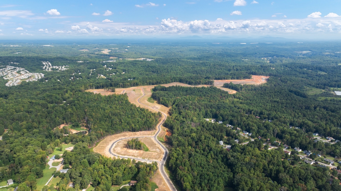 Aerial view of Oconee Overlook community