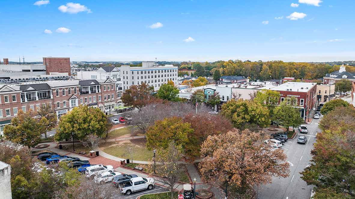 Aerial view of Oconee Overlook