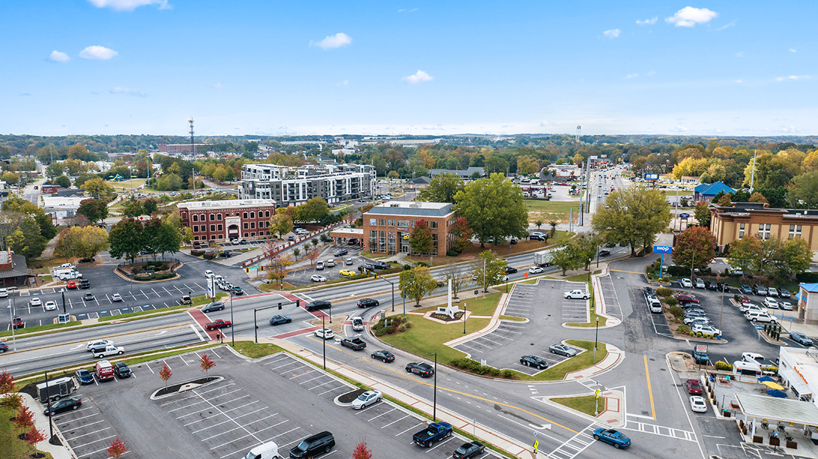 Aerial view of Oconee Overlook