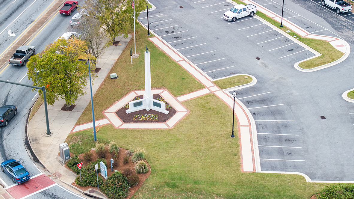 Aerial view of Oconee Overlook