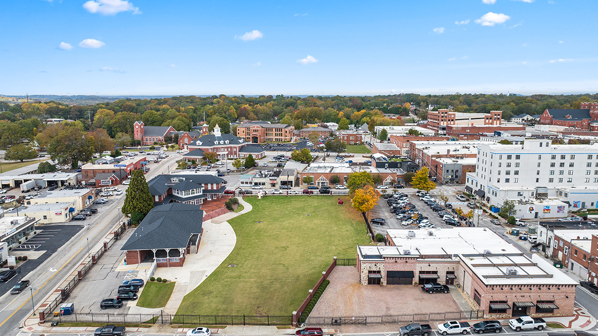 Aerial view of Oconee Overlook