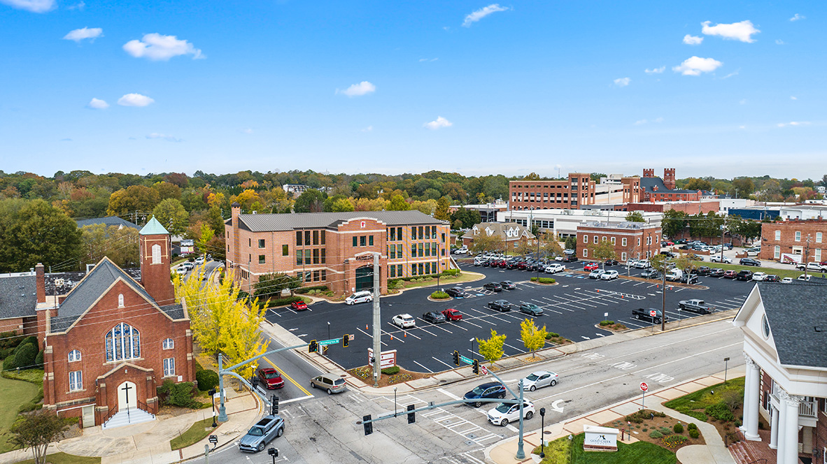 Aerial view of Oconee Overlook