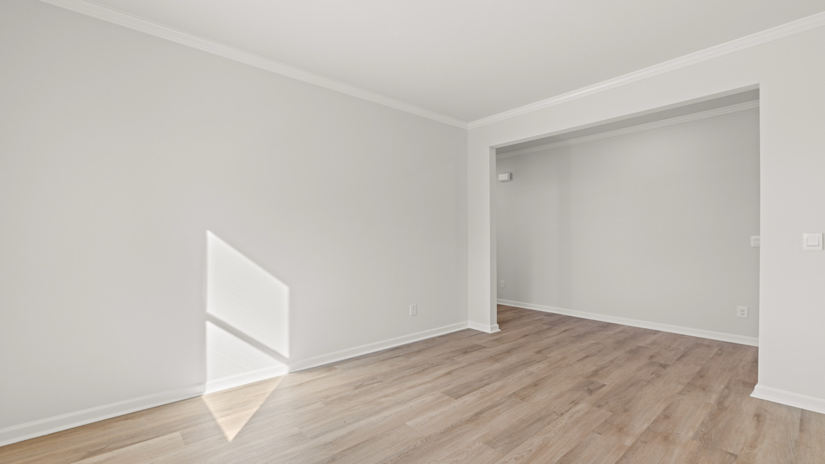 Interior dining area with window