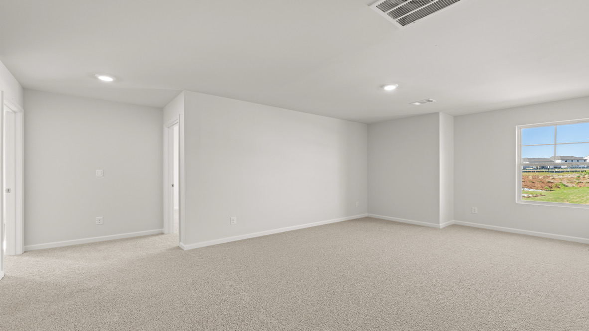 Interior upstairs loft area