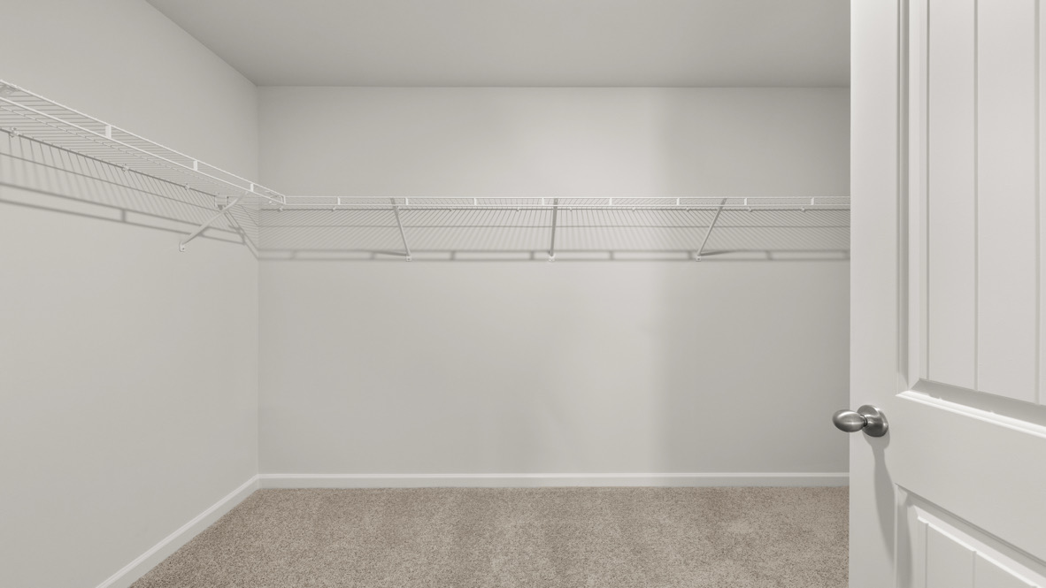 Interior walk-in closet